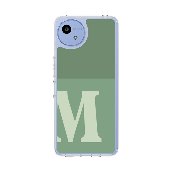 Slim Protection Case［ Original - initial two tone - M green ］
