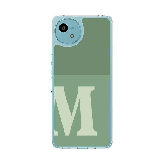 Slim Protection Case［ Original - initial two tone - M green ］