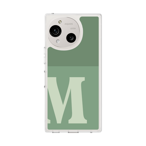 Slim Protection Case［ Original - initial two tone - M green ］