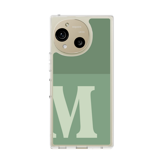 Slim Protection Case［ Original - initial two tone - M green ］