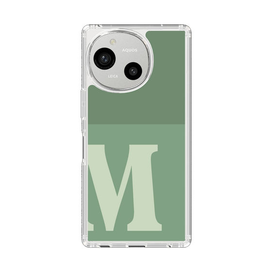Slim Protection Case［ Original - initial two tone - M green ］