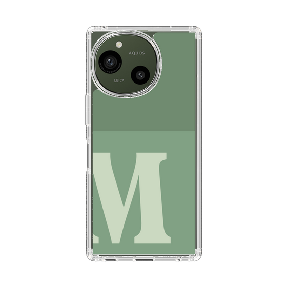 Slim Protection Case［ Original - initial two tone - M green ］