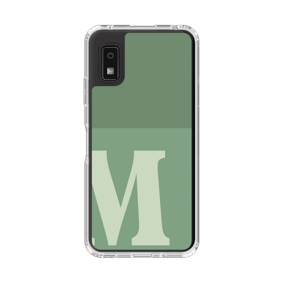 Slim Protection Case［ Original - initial two tone - M green ］