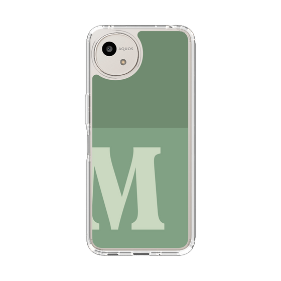 Slim Protection Case［ Original - initial two tone - M green ］
