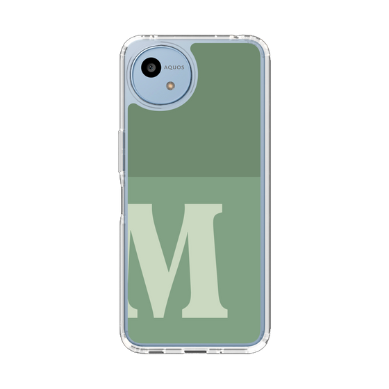 Slim Protection Case［ Original - initial two tone - M green ］