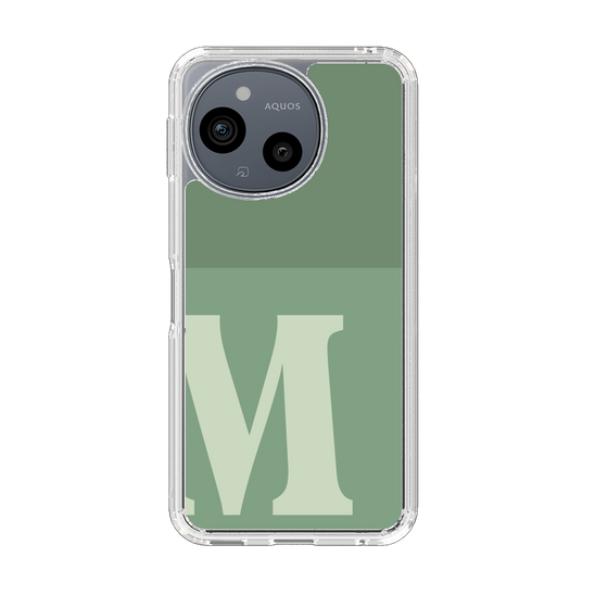 Slim Protection Case［ Original - initial two tone - M green ］