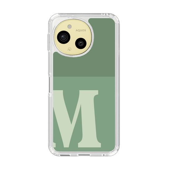 Slim Protection Case［ Original - initial two tone - M green ］