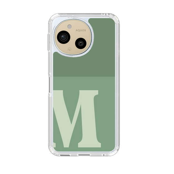Slim Protection Case［ Original - initial two tone - M green ］