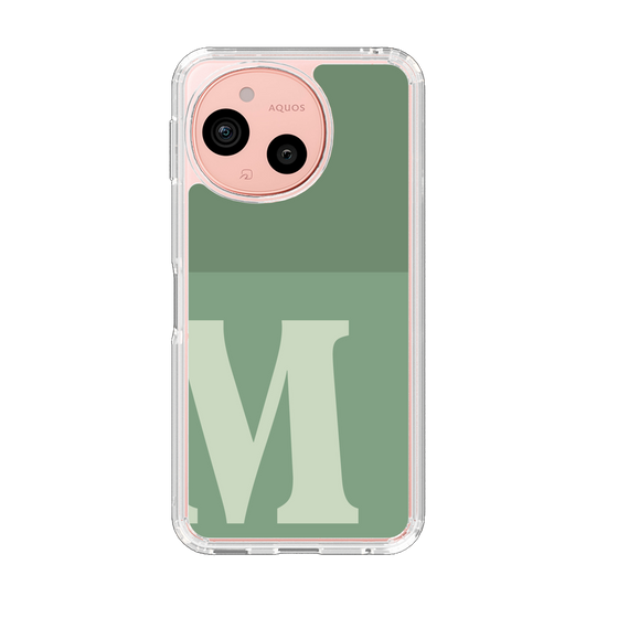 Slim Protection Case［ Original - initial two tone - M green ］