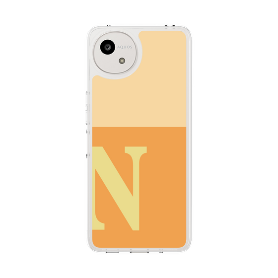 Slim Protection Case［ Original - initial two tone - N orange ］