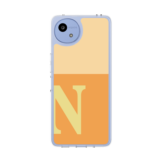 Slim Protection Case［ Original - initial two tone - N orange ］