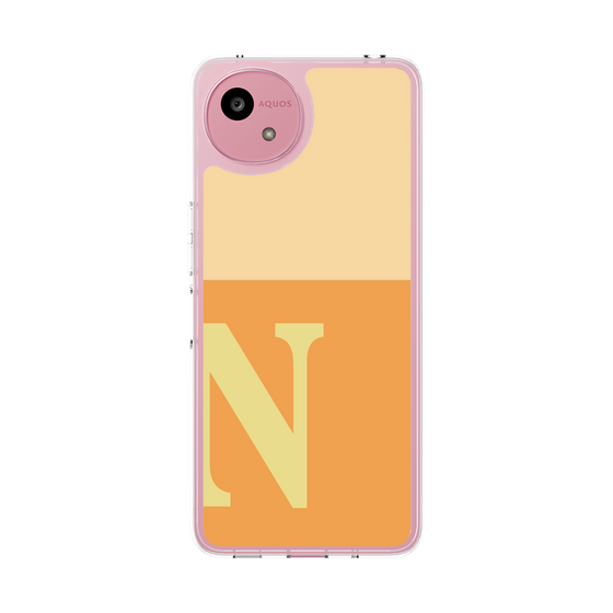 Slim Protection Case［ Original - initial two tone - N orange ］