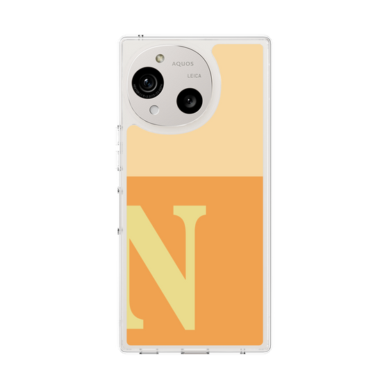 Slim Protection Case［ Original - initial two tone - N orange ］