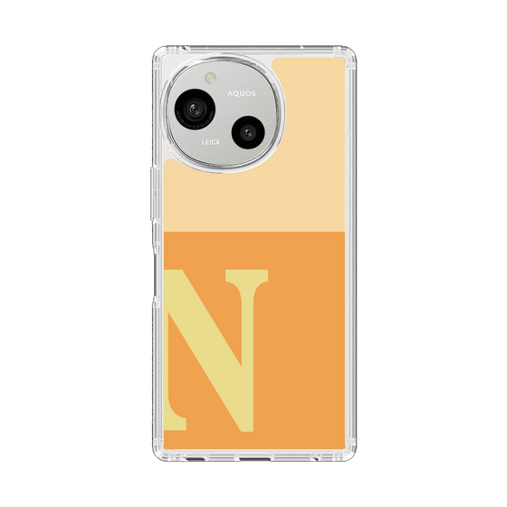 Slim Protection Case［ Original - initial two tone - N orange ］
