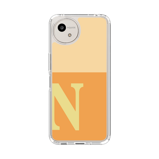 Slim Protection Case［ Original - initial two tone - N orange ］