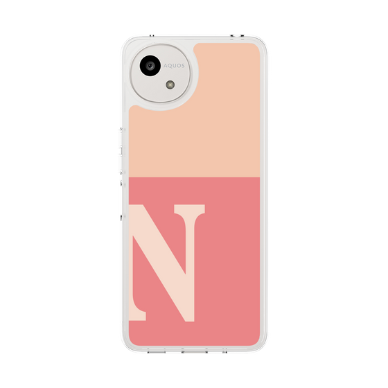 Slim Protection Case［ Original - initial two tone - N pink ］