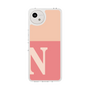 Slim Protection Case［ Original - initial two tone - N pink ］