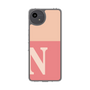 Slim Protection Case［ Original - initial two tone - N pink ］