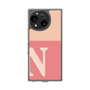 Slim Protection Case［ Original - initial two tone - N pink ］