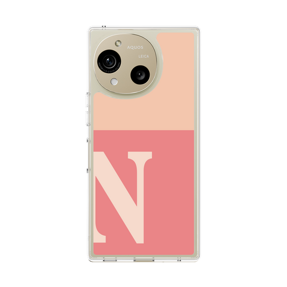 Slim Protection Case［ Original - initial two tone - N pink ］