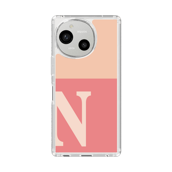 Slim Protection Case［ Original - initial two tone - N pink ］