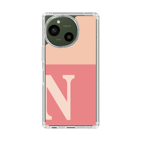 Slim Protection Case［ Original - initial two tone - N pink ］