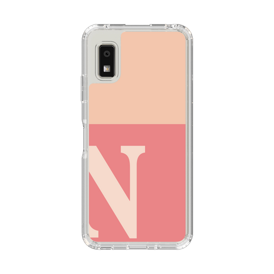 Slim Protection Case［ Original - initial two tone - N pink ］