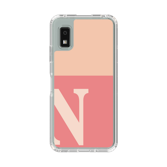 Slim Protection Case［ Original - initial two tone - N pink ］