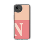 Slim Protection Case［ Original - initial two tone - N pink ］