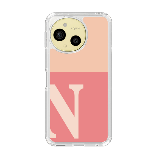 Slim Protection Case［ Original - initial two tone - N pink ］