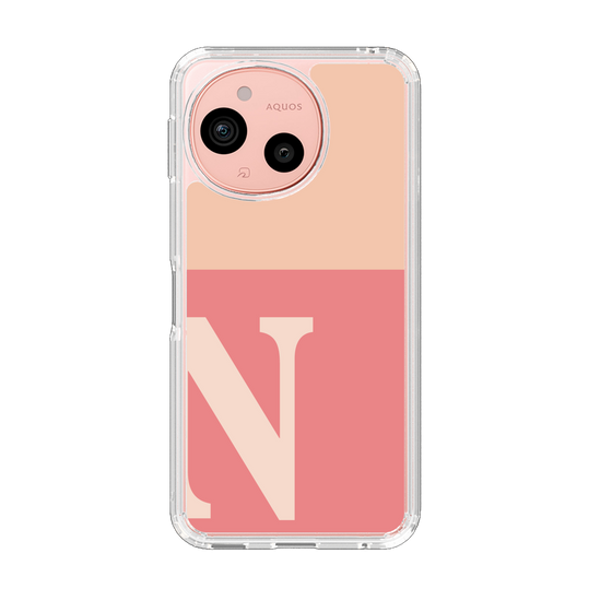 Slim Protection Case［ Original - initial two tone - N pink ］