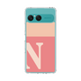 Slim Protection Case［ Original - initial two tone - N pink ］