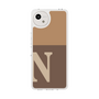 Slim Protection Case［ Original - initial two tone - N brown ］