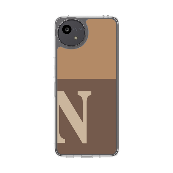Slim Protection Case［ Original - initial two tone - N brown ］