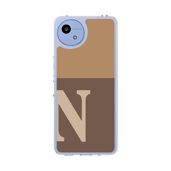 Slim Protection Case［ Original - initial two tone - N brown ］