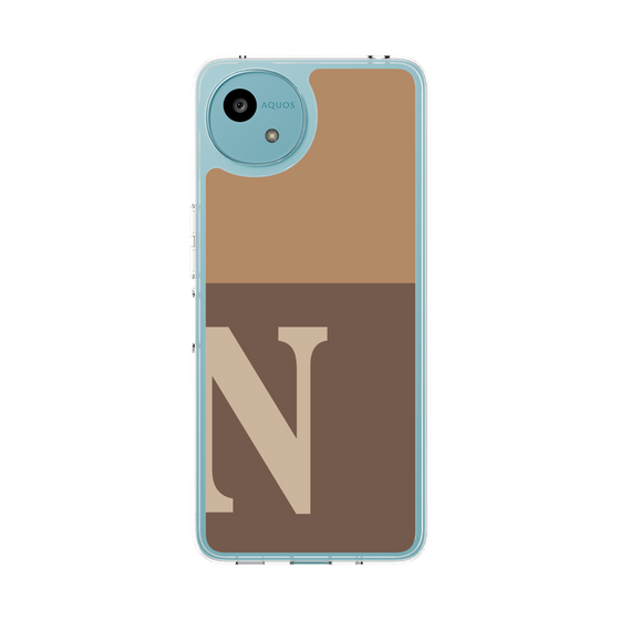 Slim Protection Case［ Original - initial two tone - N brown ］