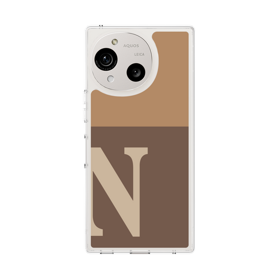 Slim Protection Case［ Original - initial two tone - N brown ］