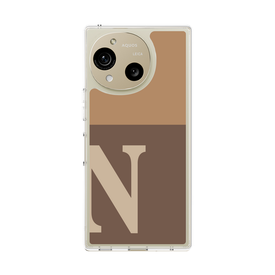 Slim Protection Case［ Original - initial two tone - N brown ］