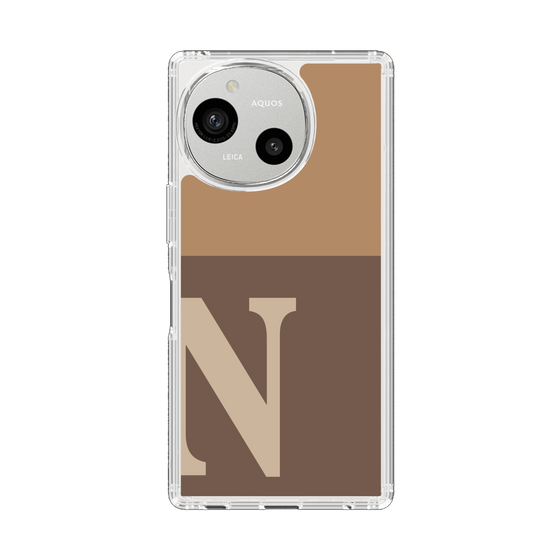 Slim Protection Case［ Original - initial two tone - N brown ］