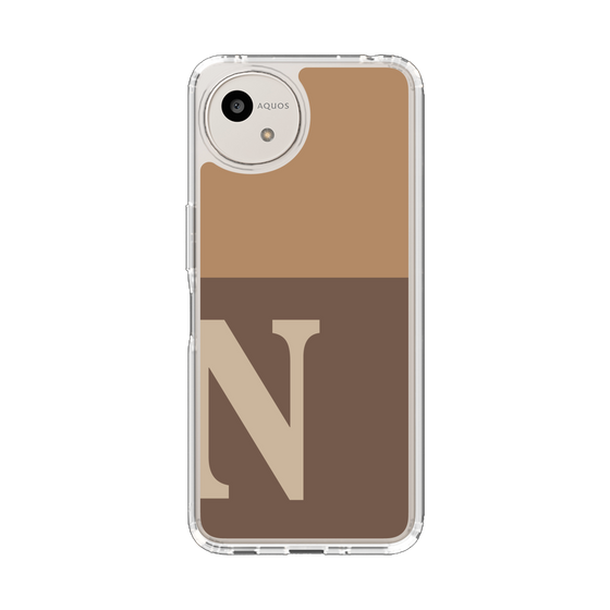 Slim Protection Case［ Original - initial two tone - N brown ］