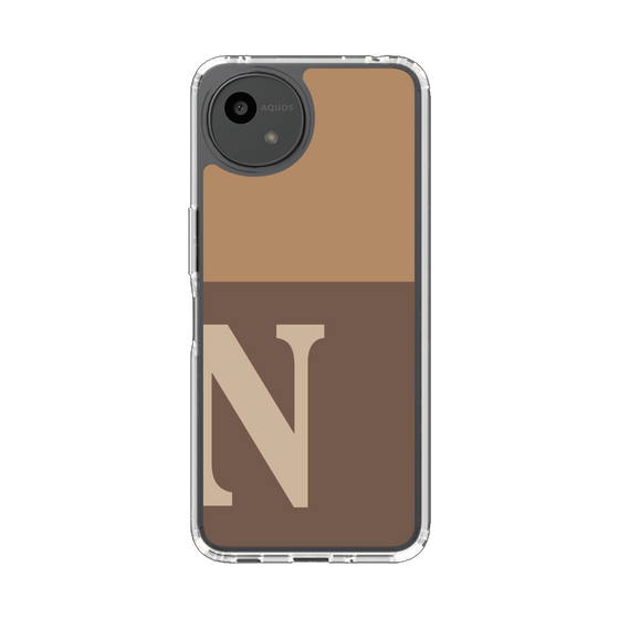 Slim Protection Case［ Original - initial two tone - N brown ］