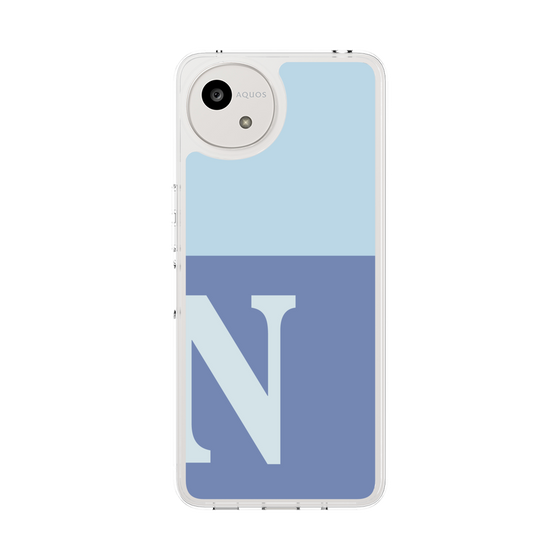 Slim Protection Case［ Original - initial two tone - N blue ］