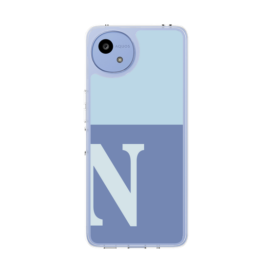 Slim Protection Case［ Original - initial two tone - N blue ］