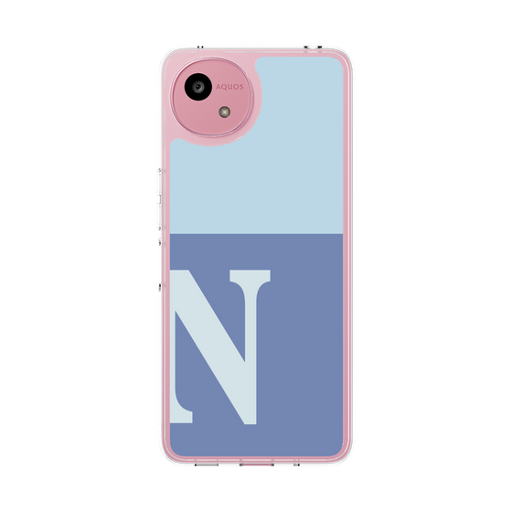 Slim Protection Case［ Original - initial two tone - N blue ］