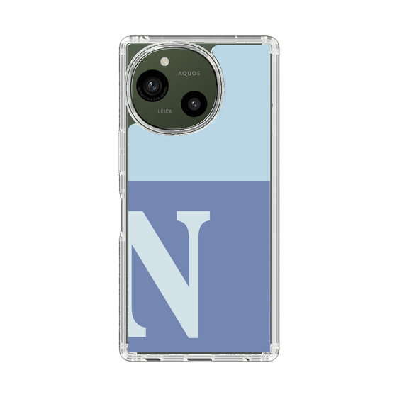 Slim Protection Case［ Original - initial two tone - N blue ］