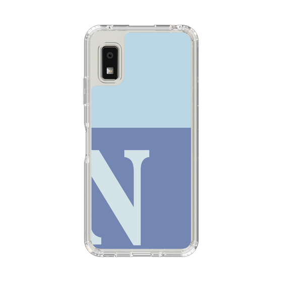 Slim Protection Case［ Original - initial two tone - N blue ］