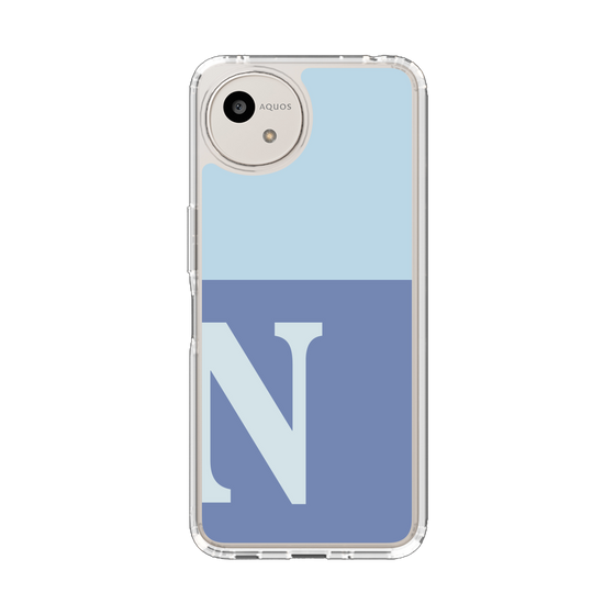 Slim Protection Case［ Original - initial two tone - N blue ］