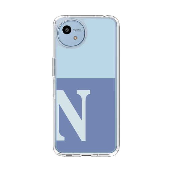 Slim Protection Case［ Original - initial two tone - N blue ］
