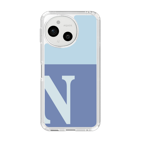 Slim Protection Case［ Original - initial two tone - N blue ］