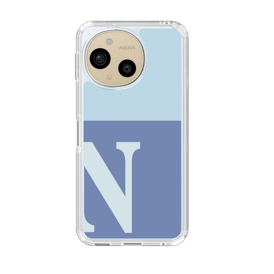 Slim Protection Case［ Original - initial two tone - N blue ］